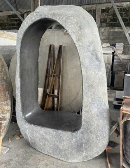 Custom Stone Decorative Lobby Chair